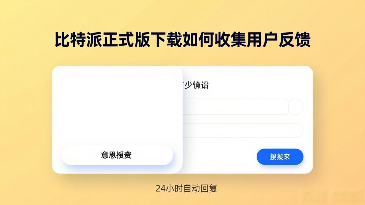 如何在比特派Bitpie正式版下载中吸纳用户反馈_应用商店页面反馈入口设计_比特派产品经理用户反馈机制