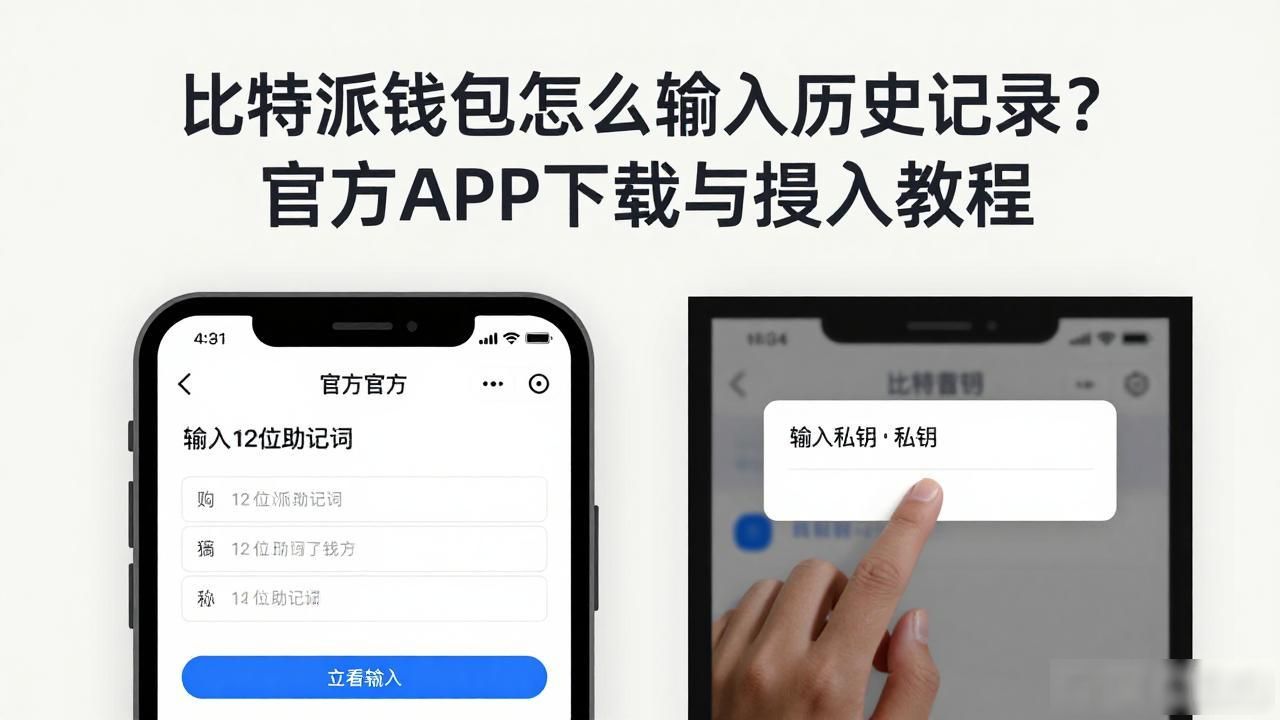 比特派钱包历史记录导入_如何在比特派钱包下载官方app中导入历史记录?_比特派钱包官方APP下载