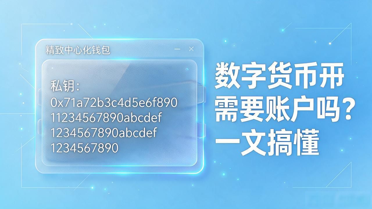 数字货币钱包地址的作用与私钥保管方法_去中心化钱包私钥丢失的风险_数字货币需要账户吗