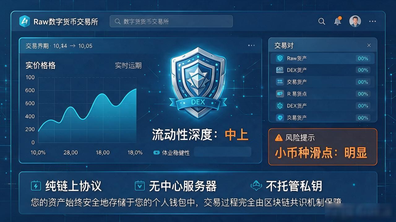 多链资产支持DEX零手续费提取_raw数字货币交易所_raw交易所去中心化交易手续费优势