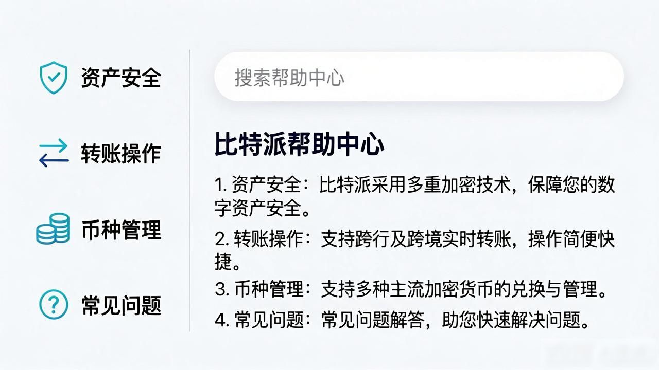 比特派钱包帮助中心内容_如何在比特派Bitpie钱包app找到帮助文档_比特派钱包帮助中心入口