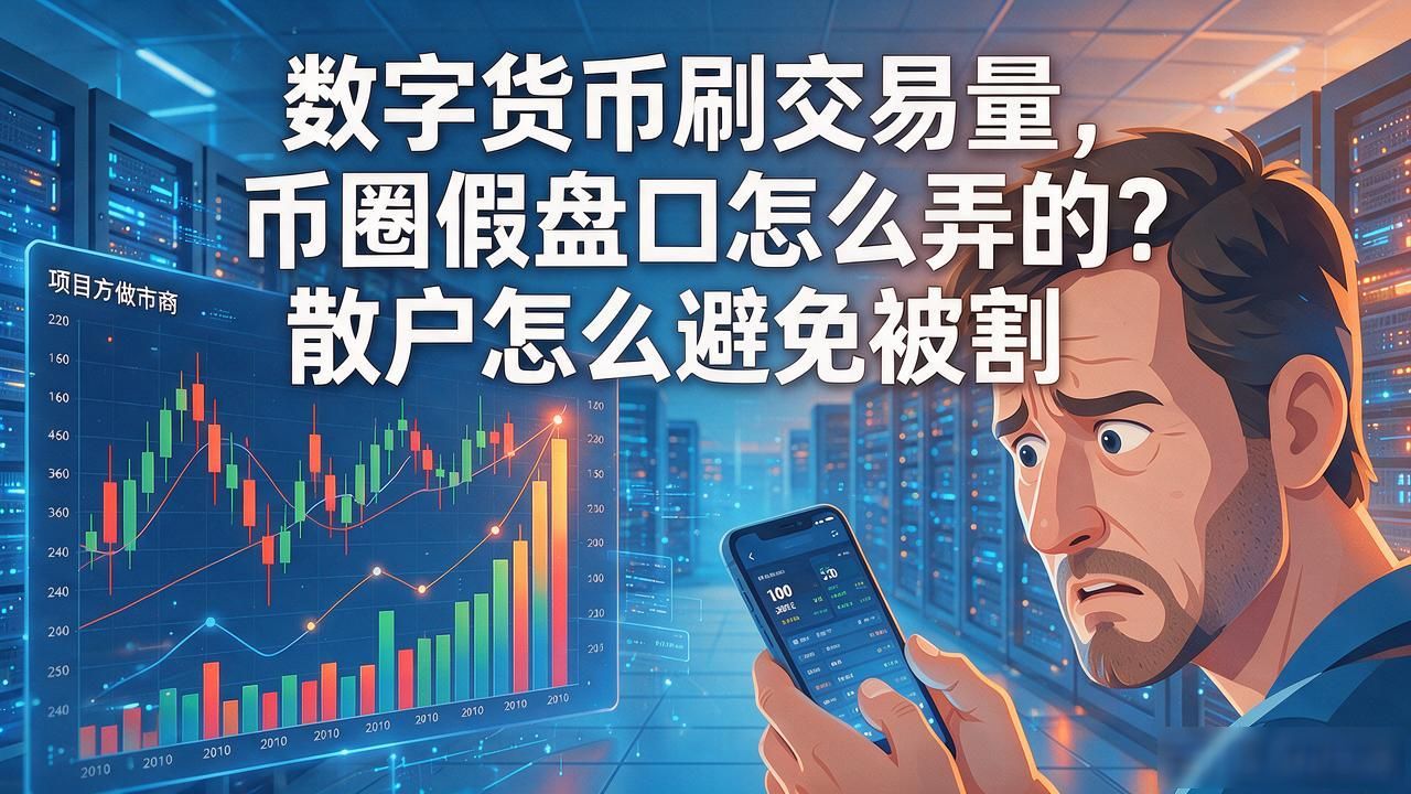 币圈刷交易量识别_项目方自买自卖操作_数字货币刷交易量