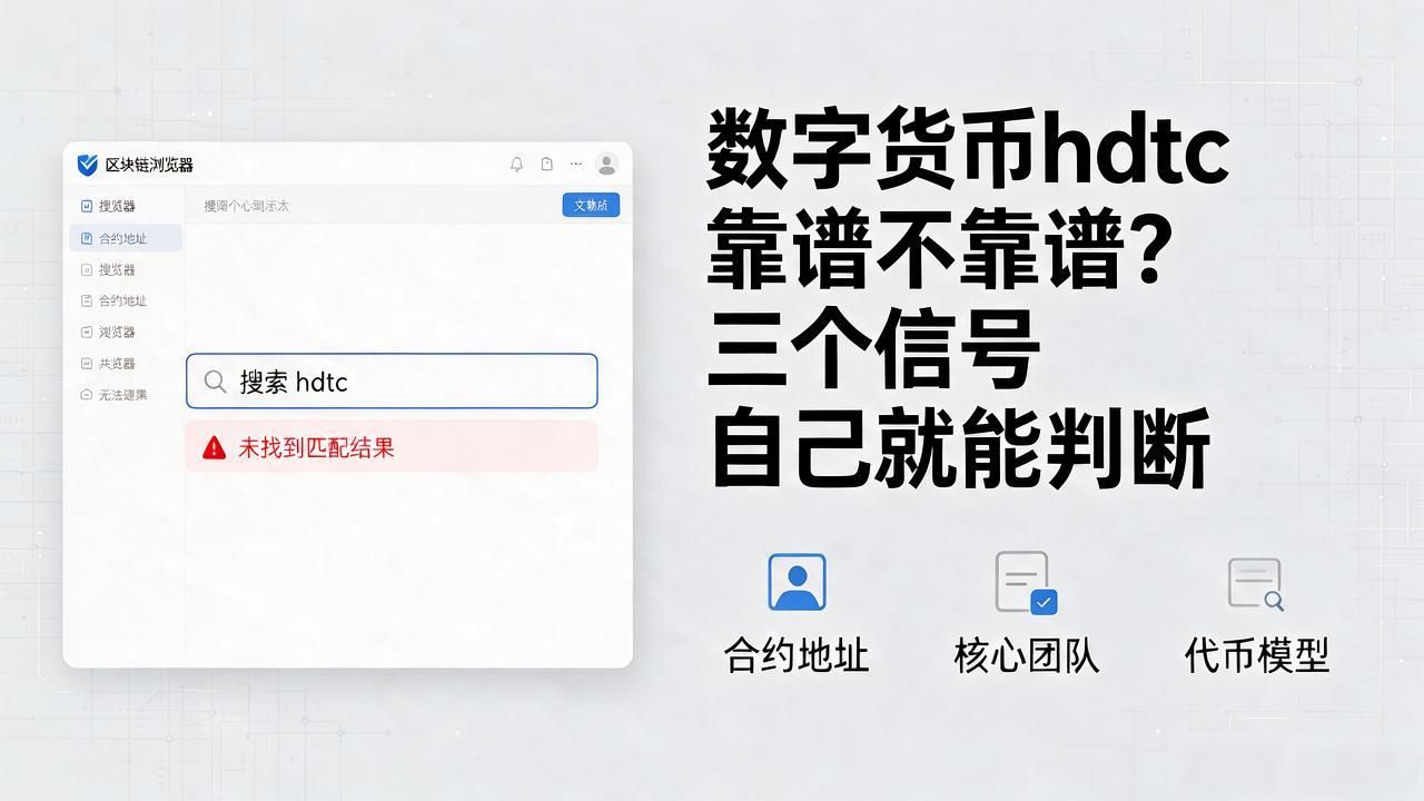 HDTc合约地址验证_HDTc项目风险分析_数字货币hdtc