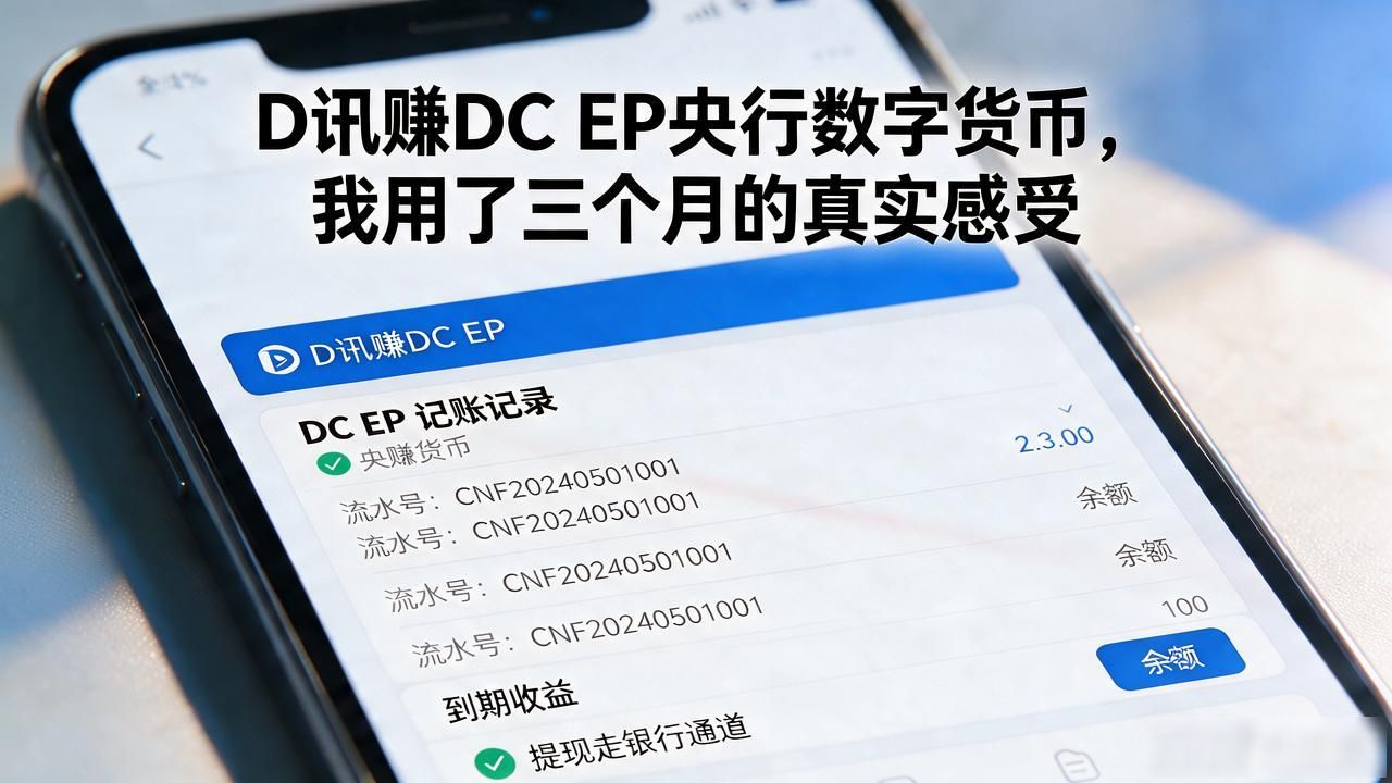 D讯赚DC EP体验_我正在使用D讯赚央行数字货币DC EP_数字人民币理财平台