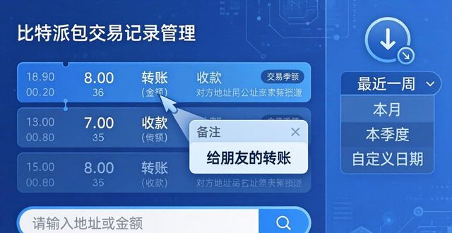 比特派钱包中如何查看和管理交易记录?_比特派钱包_比特派怎么看钱包地址