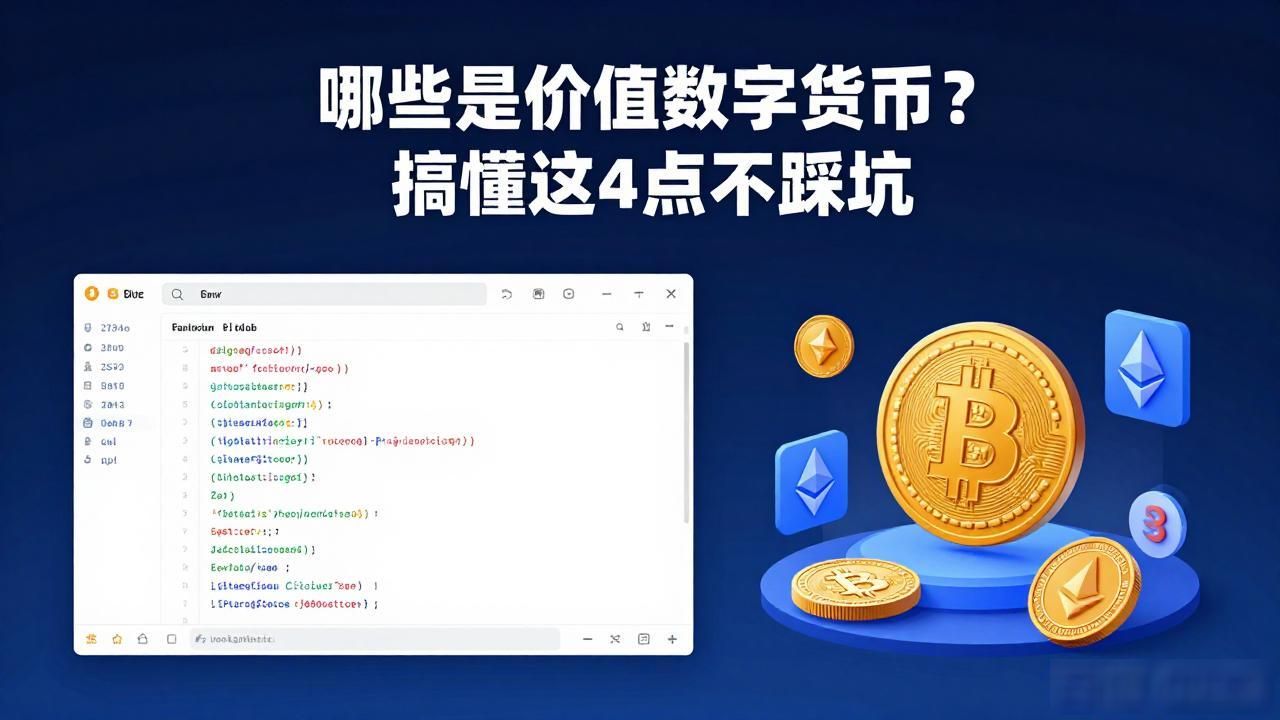 普通人如何判断数字货币真实价值_哪些是价值数字货币_有实际应用场景的数字货币特征