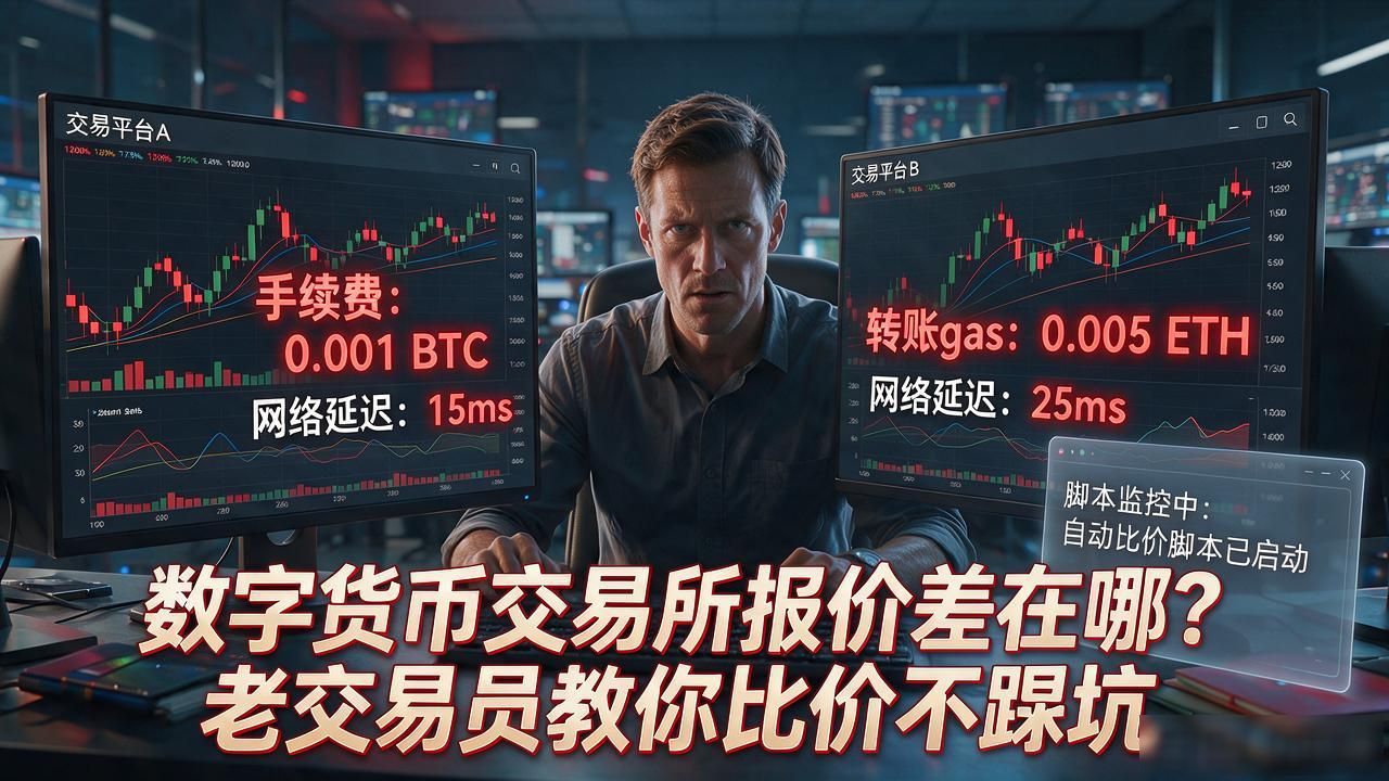 数字货币交易所报价_交易所报价差异_跨平台套利手续费计算