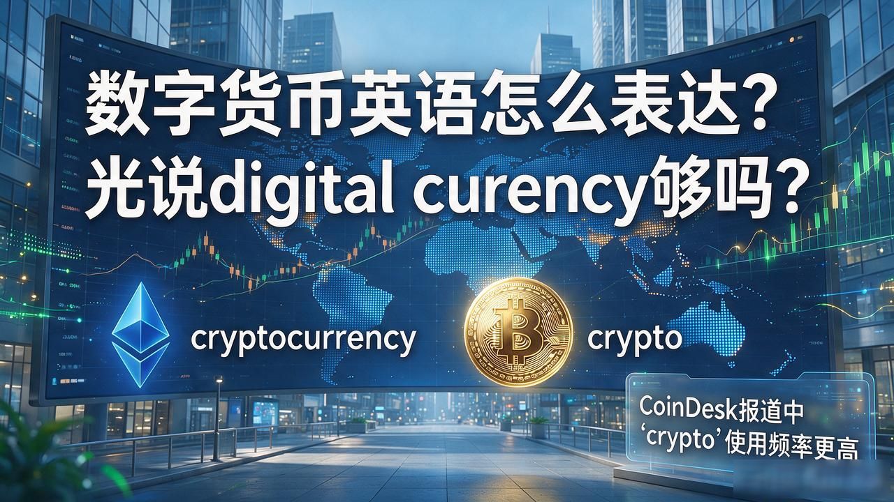数字货币翻译成英语_数字货币英语怎么表达_cryptocurrency与digital currency区别