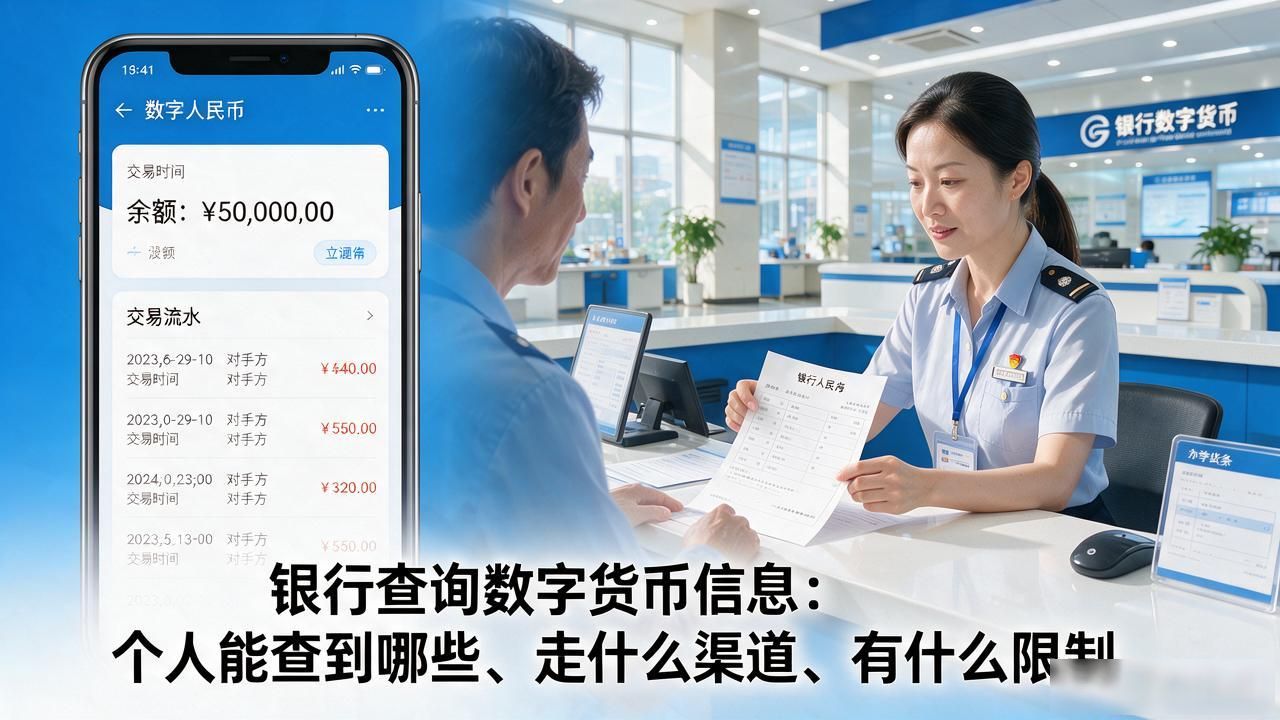 数字人民币银行查询_银行查询数字货币信息_个人数字人民币账户记录