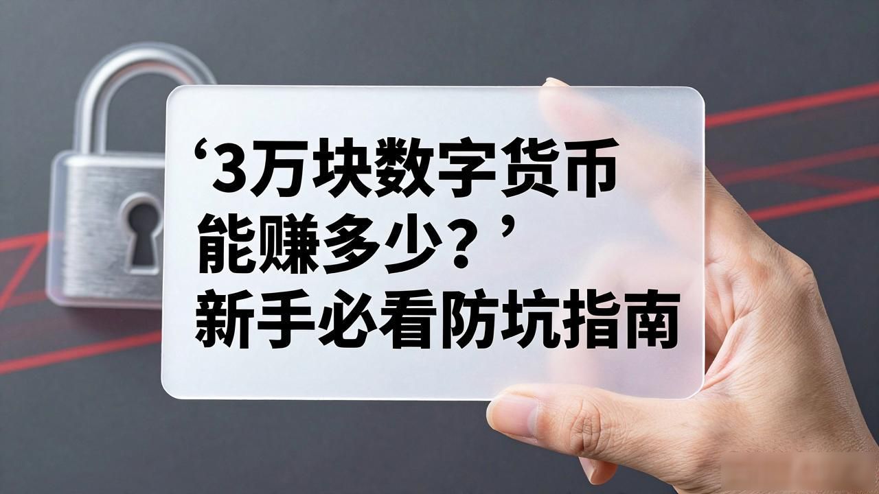 3万块钱数字货币_3万块买数字货币能赚多少 新手投资数字货币注意事项 3万入场币圈风险控制方法
