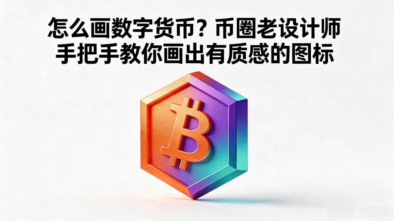 怎么画数字货币_数字货币logo设计核心几何结构_币圈品牌色彩搭配隐性规则