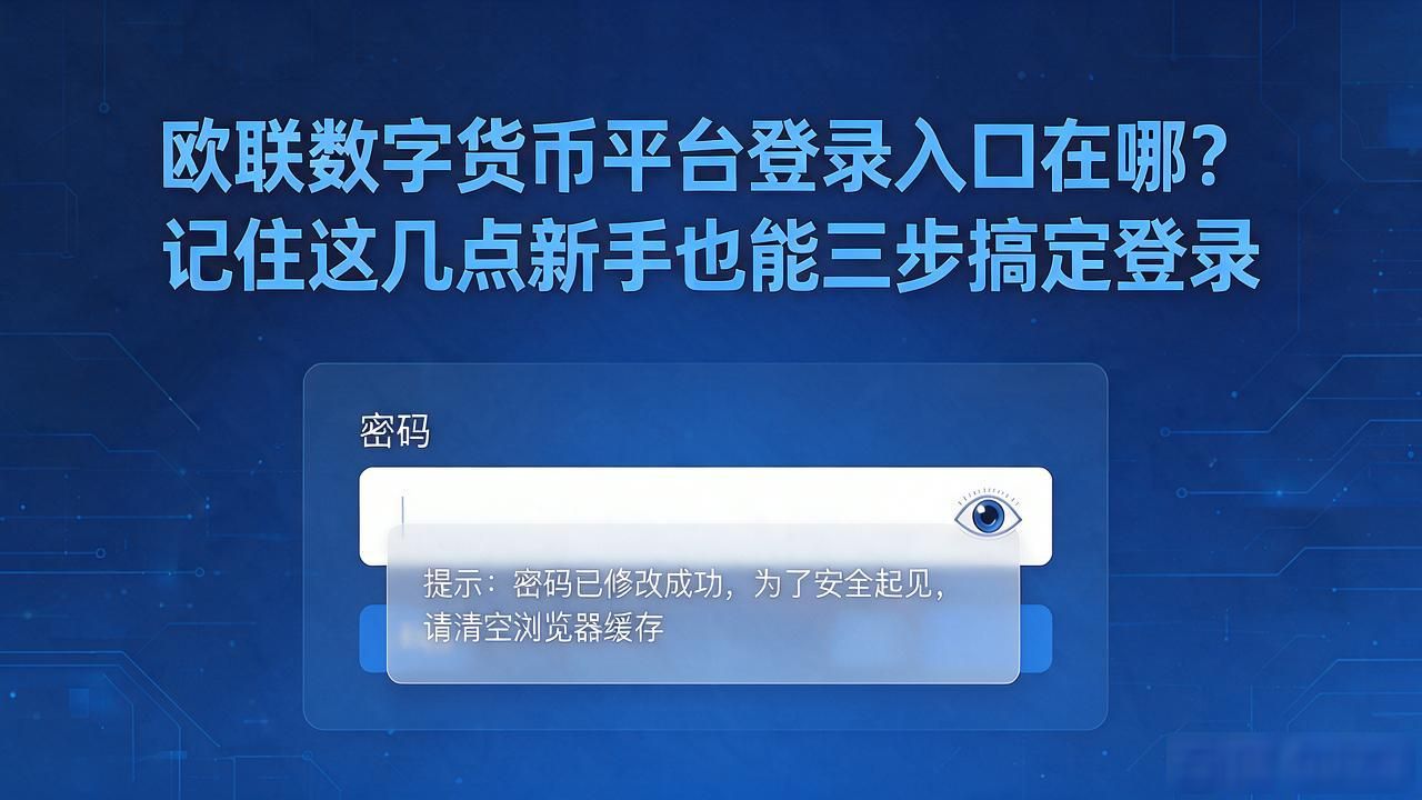 欧联数字货币平台登录教程_欧联数字货币平台登录_欧联登录常见问题及解决方法