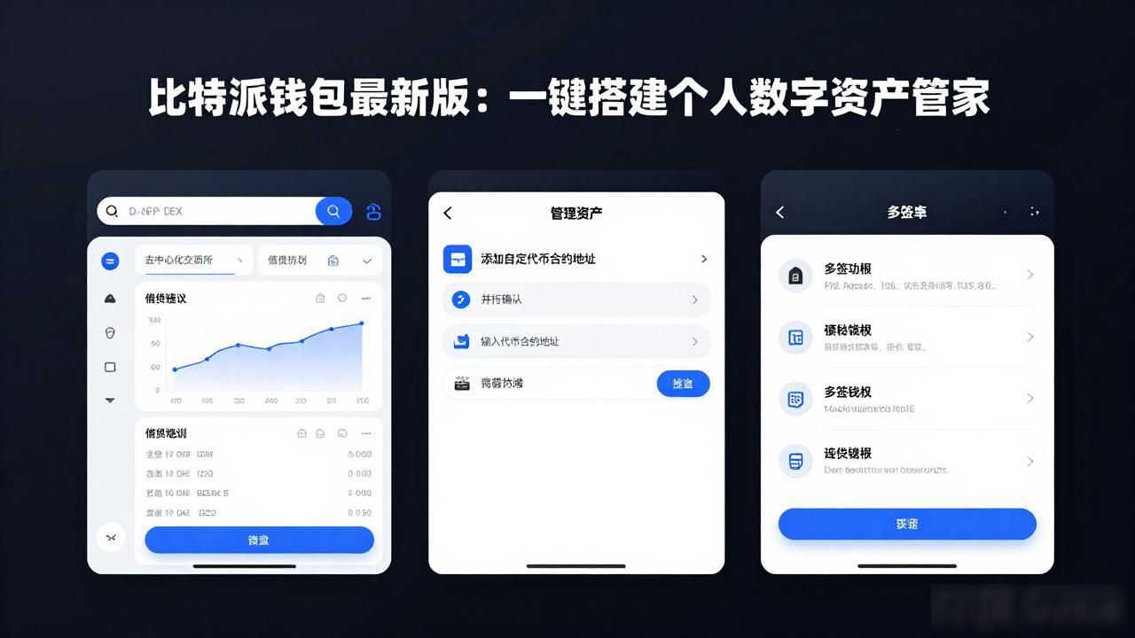 比特派钱包非托管多链钱包_如何通过比特派钱包最新版本搭建个人数字资产平台？_私钥自主掌控资产安全