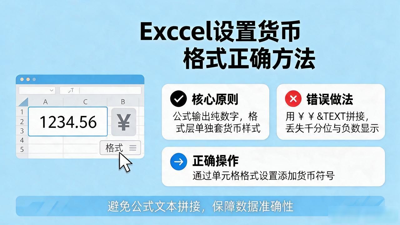 设置Excel货币格式_设置数字为货币格式_WPS快速设置货币符号