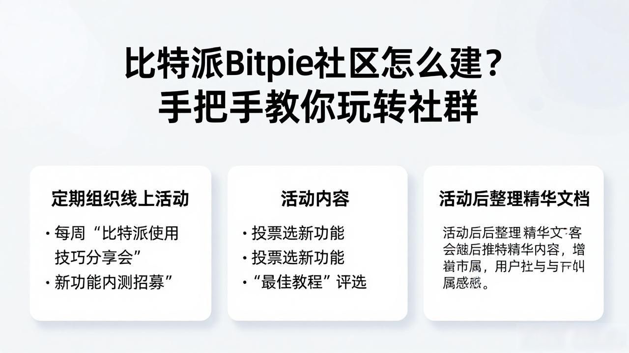 比特派社区建设_比特派Bitpie使用教程：社区共同体的建立_种子用户招募