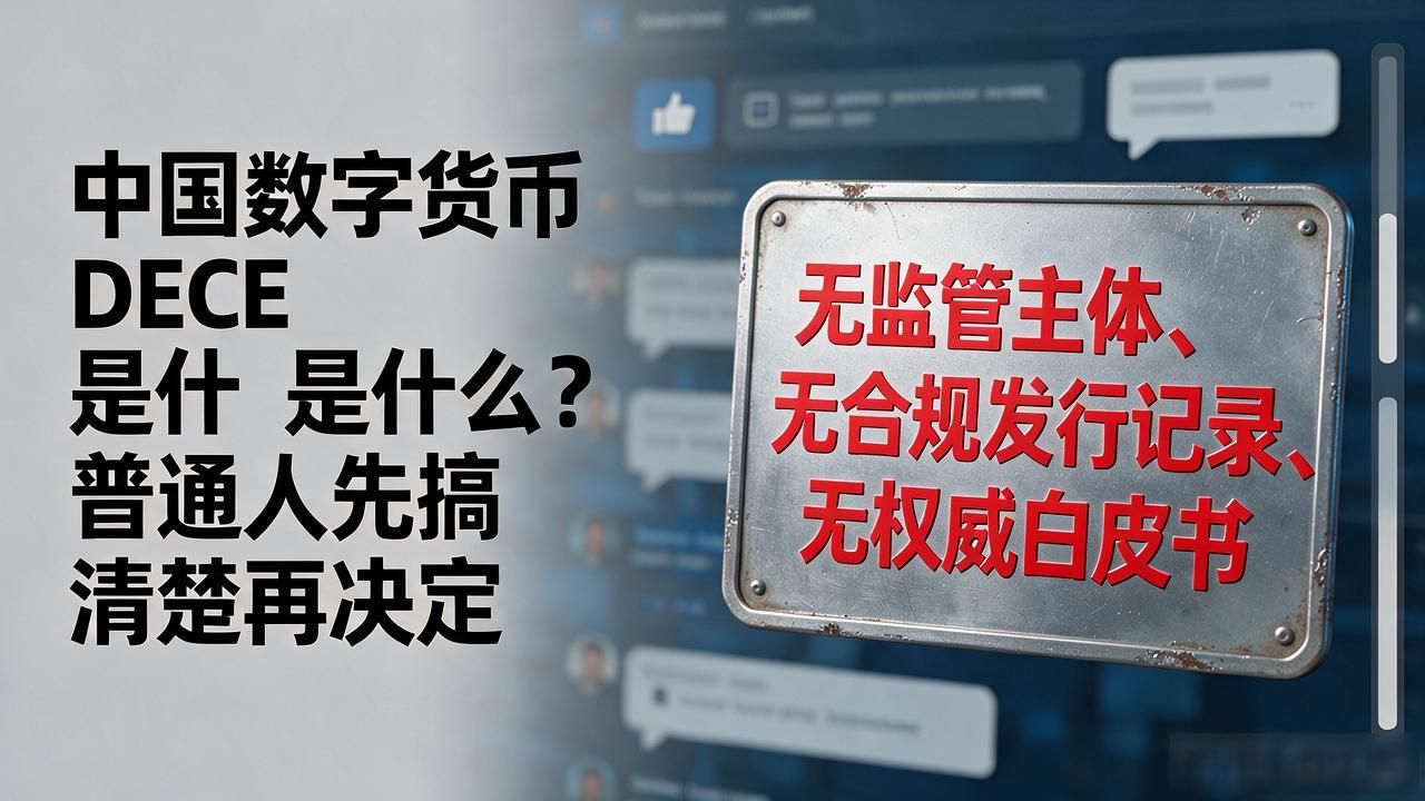 DECE数字人民币区别_中国数字货币DECE_DECE央行数字货币真相