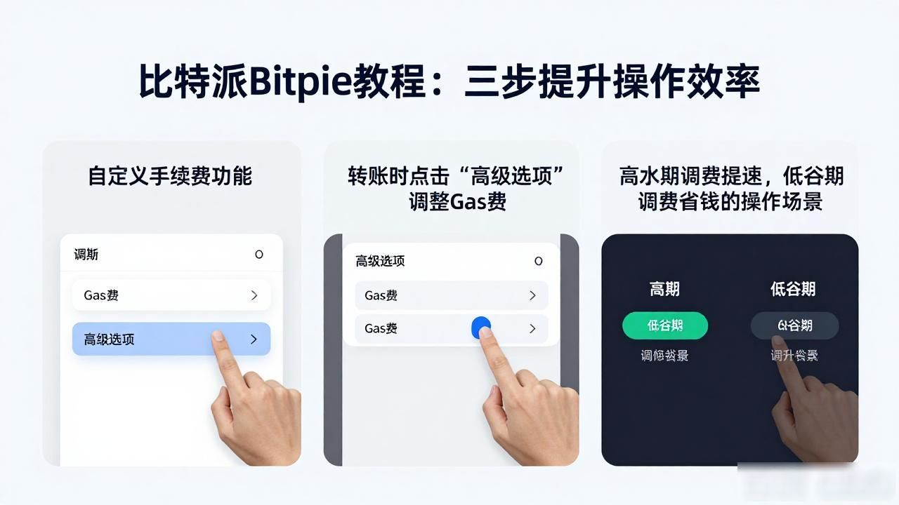 Bitpie批量处理交易_比特派Bitpie使用教程：快速提升过程绩效_Bitpie自定义手续费设置